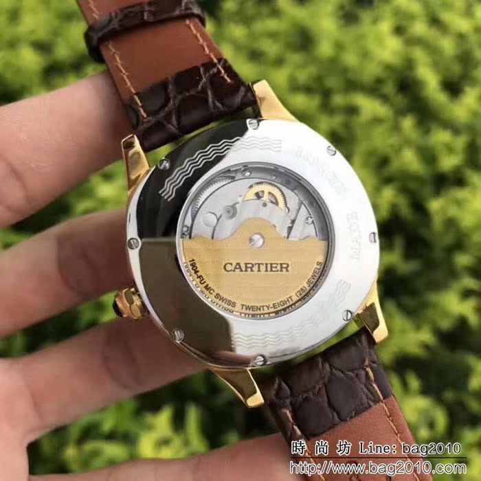 CARTIER卡地亞 最新實拍 精品男士腕表 WSS1071